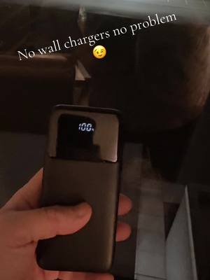 A post by @jeremy_rolando on TikTok caption: Helpppp me powah god #portable #charger #fyp #trend #michigan #travel #lifesaver 