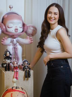 A post by @marianrivera on TikTok caption: Celebrating POP MART’s 14th Anniversary with a glimpse of my ‘SKULLPANDA’ collection! 🥳🧸 Here’s to creativity and fun! Join me in showcasing my favorite pieces, and don’t miss the POP MART x TikTok Shop Super Brand Day from Nov 16-18 available on their TikTok account, @popmartseashop02, where you can get exclusive releases and limited gifts with purchase! 🎉✨ #popmart #popmart14thanniversary #popmartSBD #dancewithzimomo #labubudance #TikTokShopPH