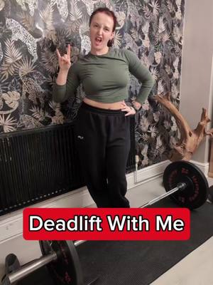 A post by @millicent0000 on TikTok caption: #girlsthatlift #deadlifts #posteriorday #personaltrainer #stifflegdeadlifts #femalebodybuilder 