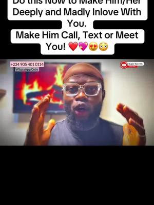 A post by @supersecrets2 on TikTok caption: Do this Now to Make him/Her Deeply and Madly Inlove With you. ❤️💖😍😳 #fyp #trending #spirituality #spiritual #viral_video #spiritualawakening #lovespell #Love #lovespellsthatwork #getyourexback 