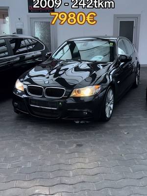 A post by @yitcars on TikTok caption: BMW E90 320d LCI aus 2.Hand in Topzustand für 7980€!🏎️ #Capcut #foryou #automobile #autohaus #autoverkauf #fürdich #goviral #yitcars #bmw #fyp #autos #viralvideo 