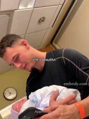 A post by @embroly on TikTok caption: Dads holding their child for the first time❤️‍🩹 (follow for more)  #relatable #babiesoftiktok #babyfever #fyp #foryoupage #dadsoftiktok #emotional #dad #dadlife #baby #cutebaby #funnybaby #lovebabies #babies #babyfart #newbornbaby #newdad #parenthood 