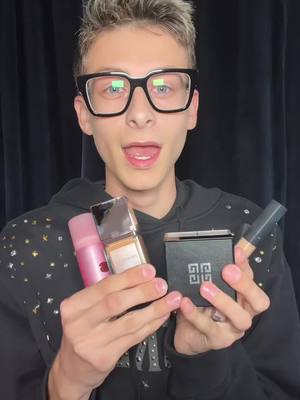 A post by @matthewrctaylor on TikTok caption: 5 favorite face products for a perfect flawless makeup base #makeup #beauty #beautytips #makeuptutorial #viralmakeup @Patrick Ta Beauty @ONE SIZE BEAUTY @Givenchy Beauty @Tatcha @NARS Cosmetics 