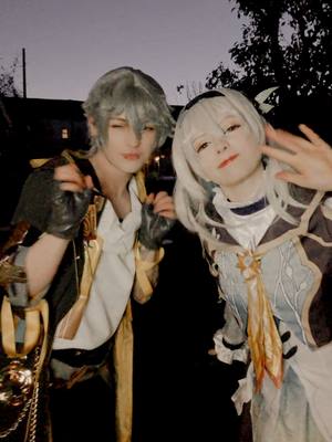 A post by @kushikuto.cos on TikTok caption: @HonkaiStarRail_Official #caelus #firefly #honkai #HonkaiStarRail #HSR #Caelushonkai ##caelushonkaistarrail #fireflyhonkai #fireflyhonkaistarrail 