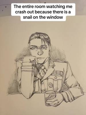 A post by @kyruolic on TikTok caption: Bringing this meme back every time this year #memes #immortalsnail #immortal #pencilart #sketchbook #funny #manga 