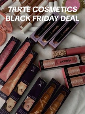 A post by @couponingwithtina on TikTok caption: Here’s how you’re going to upgrade to the ✨ expensive ✨ makeup WITHOUT breaking the bank 😉 #tartecosmetics #makeup #tiktokshopcybermonday #tiktokshopblackfriday #howtosave #grwm 