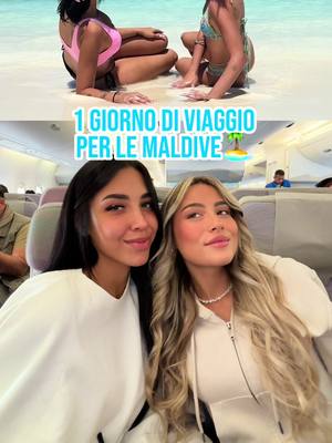 A post by @arinails_ on TikTok caption: 1 giorno di viaggio per le Maldive🏝️ Riassunto del video: cibo😅😂 partite con https://maldivefacili.it/