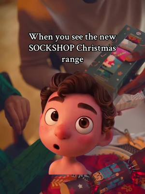 A post by @sockshopuk on TikTok caption: Advent calendars, crackers and gift boxes available now on SOCKSHOP.co.uk