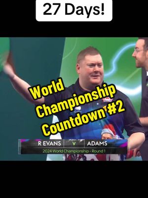 A post by @lukeplaysdarts1 on TikTok caption: 27 days!! Cant wait! #darts #grandslamofdarts #christmas #sky #fyp #dartsworldchampionship #tistheseason 