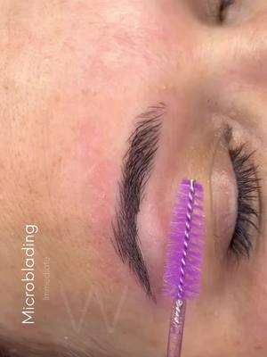 A post by @kelecsendi on TikTok caption: Microblading #microblading #eyebrowtreatment #microbladinglondon #permanentmakeup 