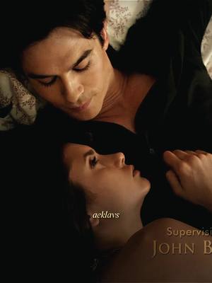 A post by @aeklavs on TikTok caption: kee <3 delena #delena #thevampirediaries #fyp @iliasaep 