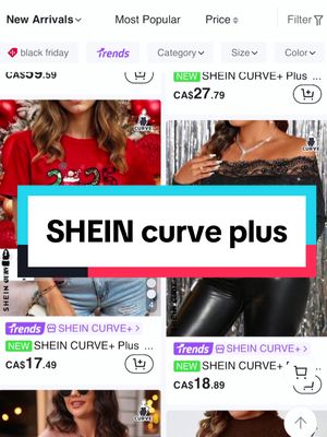 A post by @queensizebeautyxox on TikTok caption: Stay tuned for the trendiest by searching and following SHEIN curve plus! Use my coupon code at checkout!  Coupon Code: CURVEqueensizeQ4 #sheinshops #SHEINCurve #SHEINforAll #ad #sheincurveplus #christmas #plussizechristmasoutfits #christmastiktok #christmasoutfits #christmasgift #plussizeoutfits #plussizeclothing #sheinplussize 