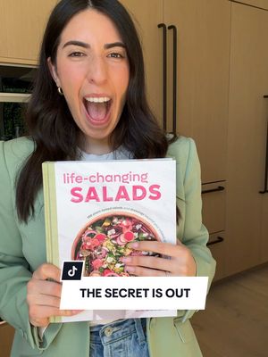 A post by @healthygirlkitchen on TikTok caption: THE SECRET IS OUT🥹😭my second cookbook Life-Changing Salads is AVAILABLE FOR PREORDER! Link in bio!!! Ahh!!!  Order book: lifechangingsalads.com 🥗Go-to Salads: the salads you'll make on REPEAT. 🍒Fruit Salads: irresistibly refreshing 🍝Pasta Salads: what could be a better combination?  🥕Chopped Salads: because chopped salads are superior 🍚Grain Salads: hearty grains of goodness in every bite  🍁Seasonal Salads: a salad for every time of year 🍠Warm Salads: perfectly cozy salads for cold weather 🥒No-Lettuce Salads: never have a soggy salad again 🫗Dressings: dress to impress with perfect pairings for every salad  #salads #salad #recipes #healthyrecipes #healthy 