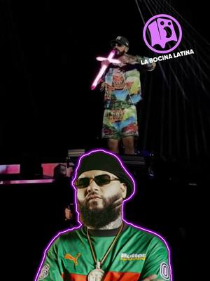 A post by @labocinalatina on TikTok caption: #anuel arremete contra #farruko 