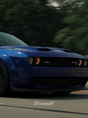 A post by @lfcarsedit on TikTok caption: Dodge Challenger SRT 🔥🔥🔥 #4k #quality #car #edit #teamfx⚜️ #lfcarsedit #ae #aftereffects #🔥 #musclecar #viral #fyp 