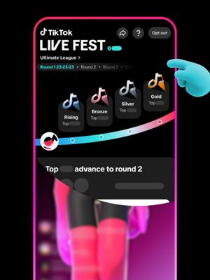 A post by @tiktoklive_fr on TikTok caption: #LIVEFest2024 La Régionale de la Ligue Ultime commence MAINTENANT 🔥 Êtes-vous prêt à briller ? Rassemblez vos fans et appuyez sur le bouton LIVE dès aujourd’hui. #CelebrateLIVE