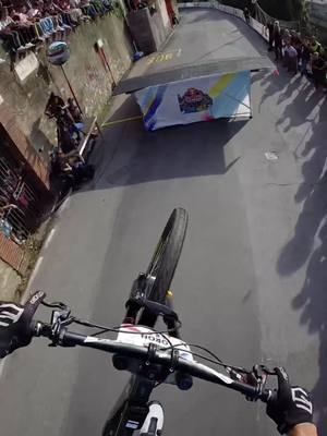 A post by @adrienloron on TikTok caption: Urban Racing 🏁🏘️🏛️. . ##redbullcerroabajo##genova##mtb##urbano##street##urbandowmhill