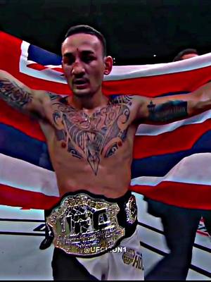 A post by @ufclion1 on TikTok caption: max “blessed” holloway ✨🏆 #maxholloway #maxblessedholloway #UFC #mma #song #highlight #champion 