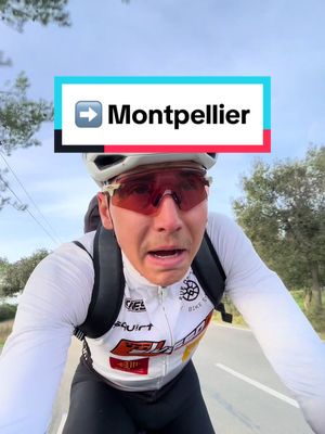 A post by @leo.bartoletti_ on TikTok caption: Le Dieu du vent était avec moi 🌬️🥹 #vent #vélo #copine #couple #visite #surprise #montpellier 