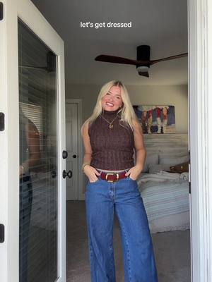 A post by @mackjohnson on TikTok caption: styling my new @Lucchese Bootmaker karmen loafers 🤎 use “MACKENZIE20” for 20% off this style!!! #lucchesebootmaker #mylucchese 