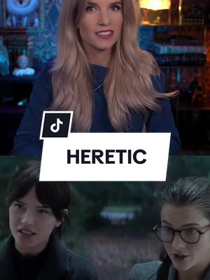 A post by @onnedi on TikTok caption: #ad Vanaf vandaag draait de spannende film Heretic in de bioscoop 🤩 Ga ‘m als een speer bekijken! Heretic is geen gewone horrorfilm – het is een intense reis naar de donkere kant van geloof en overtuiging. Van de eerste minuut voel je de beklemming, alsof je zelf vastzit in een wereld waar je niemand kunt vertrouwen, zelfs jezelf niet! #heretic