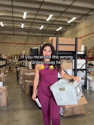 A post by @iluslabel on TikTok caption: When @SANDY VAZQUEZ packs your orders 🤷🏻‍♀️🤭🤫 I hope you got the right items! 