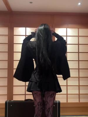 A post by @kiratheghoul on TikTok caption: 🪶🐺 .  #aziya #trending #altgirls #fyp #outfit 