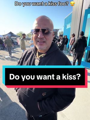 A post by @stinje on TikTok caption: Why did he think about it for so long? 🤔😂 #sus #kiss #prank