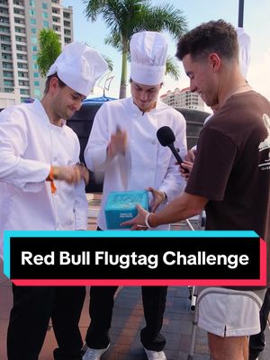 A post by @ericsuerez on TikTok caption: How would you design your raft? 👨‍🍳🦈 The new Red Bull Winter Edition flavor is out now 🥶 @Red Bull USA #redbullflugtag 