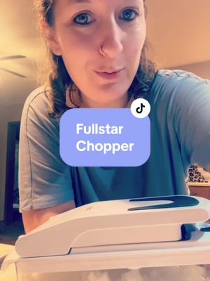 A post by @halfdozenfamily on TikTok caption: Seriously my favorite kitchen gadget is my fullstar food chopper! I have no idea why anyone would want to continue cutting stuff up without one of these! #fullstar #foodchopper #kitchengadgets #kitchenfinds #kitchenmusthaves #blackfridaydeals #holidayhaul #giftideas #christmasgift 