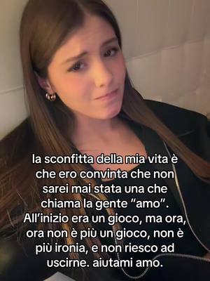 A post by @ceciliacantarano on TikTok caption: pensavo che non sarei mai stata una “amo” girl. non so come uscirne. 