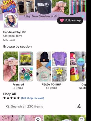 A post by @halfdozenfamily on TikTok caption: Big sale in my etsy shop!! 🙌🏻 If you spend $35 then you get 25% off! Plus a lot of my ready to ship items are very discounted! All orders are appreciated! 🥰 #blackfridaydeals #holidayhaul #giftideas #christmasgift #etsyshop #craftbusiness #SmallBusiness #shopsmall 