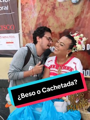 A post by @mxsocialof on TikTok caption: Dejanos en comentarios con quieres que juguemos beso o cachetada….