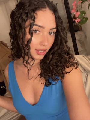 A post by @kenziespicy on TikTok caption: Reviving my curls after 2 months of flat ironing  #haircare #curlyhair #revivecurls #curls #healthyhair  #fyp #greenscreen 