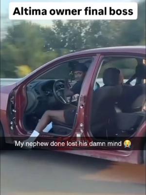 A post by @radarworldwidee on TikTok caption: Bro Is The Nissan Altima Boss 😭  Follow us for more vides  #bruh #viralasf