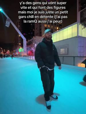 A post by @floriancarli on TikTok caption: venez patiner avec moi à l’esplanade tranquille 👀 #patinoiremontreal #montrealactivite #montreal #pvtmontreal #pvtcanada