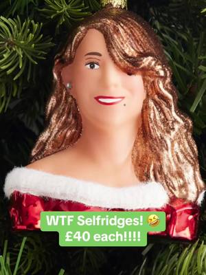 A post by @70s80s90sthrowback on TikTok caption: Selfridges’ popstar Christmas baubles are absolutely ROTTEN! 🤣🤣 Poor Harry Styles 💀 #MariahCarey #alliwantforchristmas #Madonna #britneyspears #GraceJones #HarryStyles #Christmas #TaylorSwift #fyp #Funny #Meme 