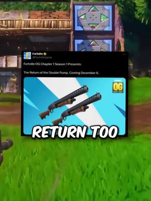 A post by @dignitasfn on TikTok caption: Fortnite just announced double pumps return… #fortnite #fortniteclips #fortnitememes #fyp #viral 