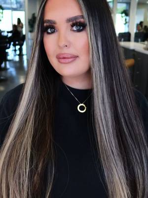 A post by @hairby_savannahbrooks on TikTok caption: It was finally my turn! I have been so indecisive about what i wanted to do to my hair but decided I didnt want to color my natural hair! We used all @Bellamihair 24” tape in extensions! 8 packs total using 5 shades! Thank you @BROOKE MICHELLE 💋 🤎🖤 #sandiego #sandiegohairstylist #foryoupage #salonesby #bellamihairtransformation #bellamihairpro #tapeinextensions #brunette 