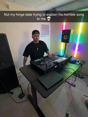 A post by @_frankiesims on TikTok caption: Hinge isnt for everyone #housemusic #techhouse #dj 