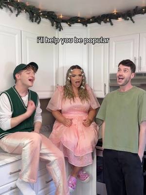 A post by @anthony_gargiula on TikTok caption: mama a @trishapaytas behind you 🩷🫧 such a dream come true to sing with our queen! @jonathantilkin 🫶🏻 #sing #popular #wicked #trishapaytas