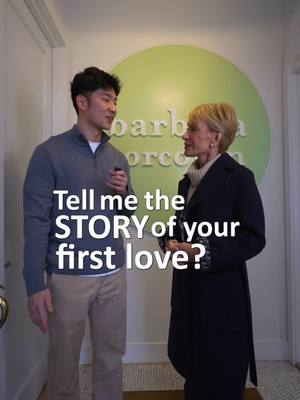 A post by @themindsetguyy on TikTok caption: Tell me the story of your first love with @Barbara Corcoran ❤️ #fyp #viral 