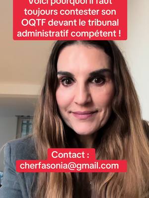 A post by @soniacherfaanderson on TikTok caption: #soniacherfa #andersoncherfaavocat #avocat #prefecture #oqtf #tribunal #loiimmigration #regularisation #titredesejour 