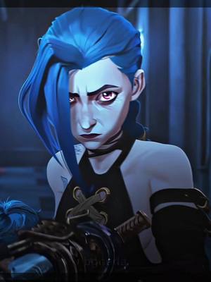 A post by @bgheda on TikTok caption: she's the baddest of them all | sp: williamsscenes | #jinx #arcane #arcaneedit #leagueoflegends #jinxarcane #vi #viarcane #4you #bgheda #caitlynkiramman #ekkoarcane #silco #netflixseries #arcaneleagueoflegends 