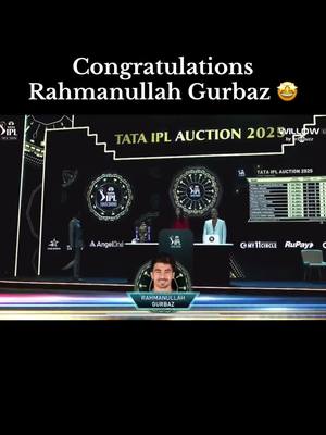 A post by @afghanistancricketstars on TikTok caption: #ipl2025auction #circketlover #afghanistan Cricket star