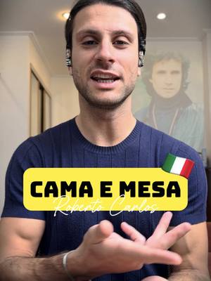 A post by @lafacciaitaliana on TikTok caption: 🇧🇷Roberto Carlos - Cama e Mesa 🇮🇹 #robertocarlos  #camaemesa  #músicabrasileira  #MPB