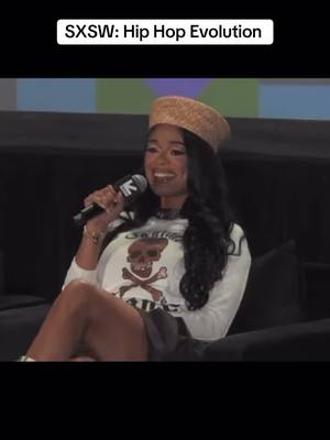 A post by @ladylondon on TikTok caption: Lady London talks hip hop evolution @ SXSW: Austin, TX 2024