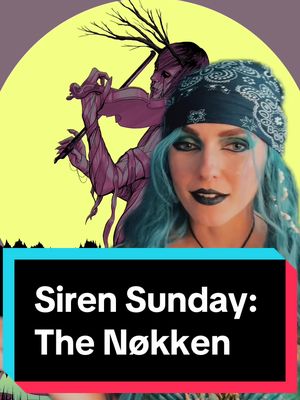 A post by @siren_sapphireva on TikTok caption: Happy Siren Sunday fins and friends 🧜🏻‍♀️ The Norse myth of the Nøkken is so interesting to me with the violin being used by a shapeshifter  Have you heard of the more common Germanic version of this tale, the Nix?  #mermaid #sirensunday #folklore #lore #myth #sirensapphire #norse #legend #norsemythology #lore 