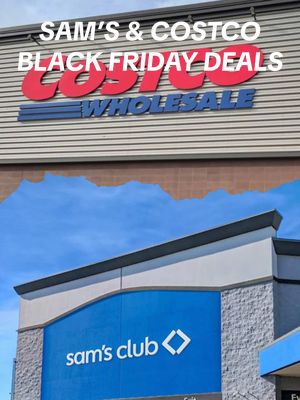 A post by @couponingwithtina on TikTok caption: BATTLE OF THE CLUBS? 👀 No matter what club you prefer, you can save on your membership 💳  Offer valid for the first year & new members  #sams #samsclub #costco #couponcommunity #couponing #frugal #deals #howtosave