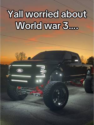 A post by @landon_.burdick on TikTok caption: Poof and your 30x16s disappeared… MAGA #alumiduty #trending #foryou #tiktok #ford #forged #florida #f250 #trucktok #trucks #lifted #viral 